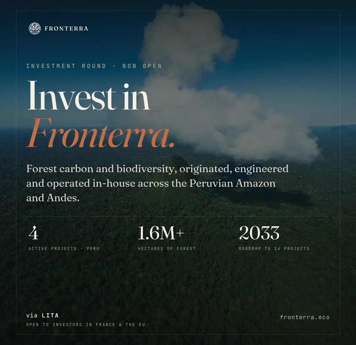 Investment round announcement in the new identity