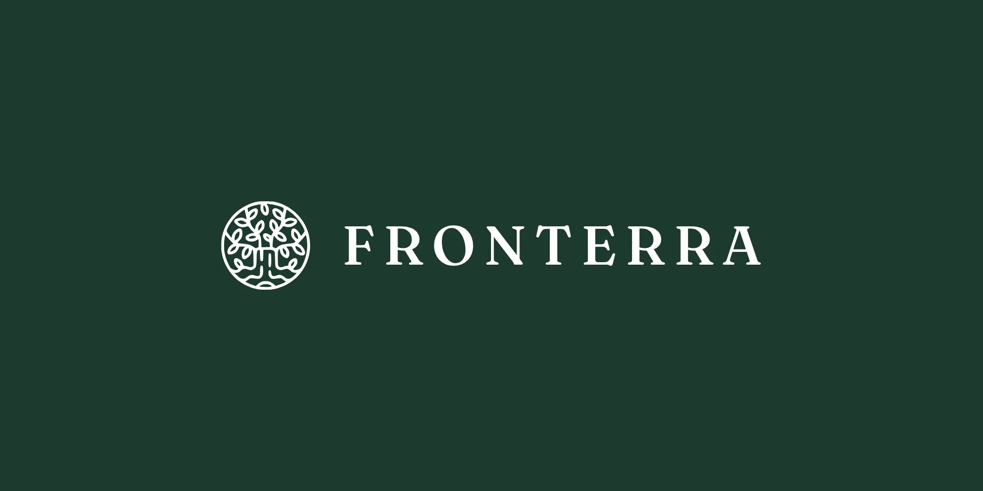 The Fronterra wordmark and mark