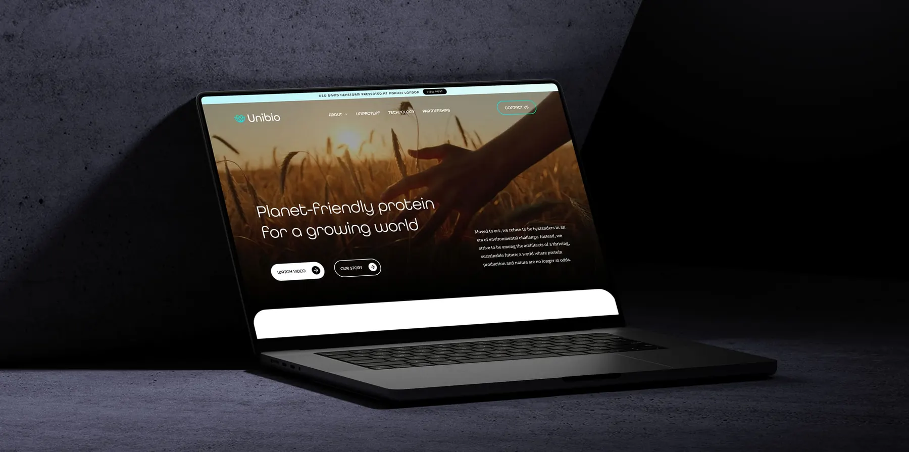Unibio, website